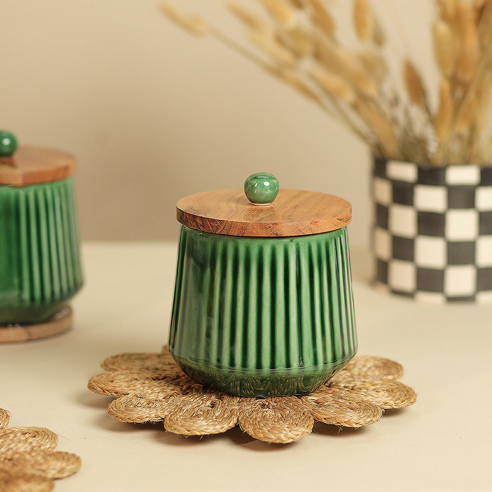 Forest Whisper Storage Jar