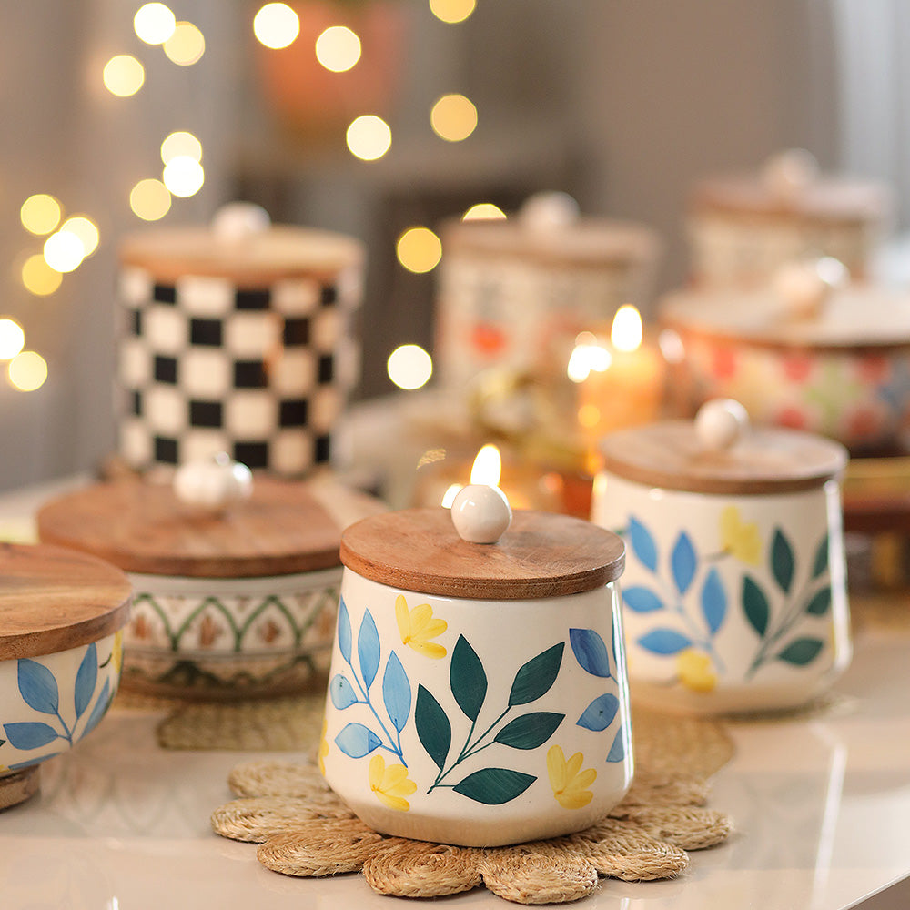 Meadow Sunshine Storage Jar