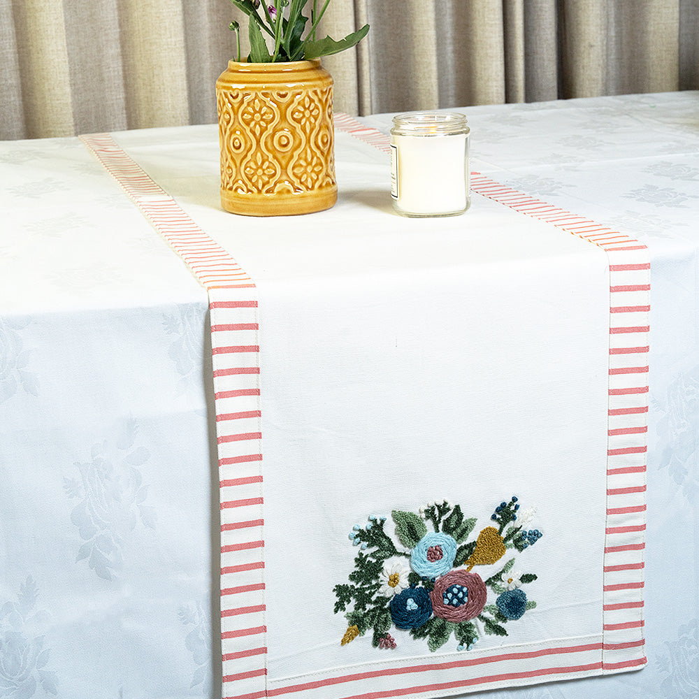 Blossom Cluster Table Runner