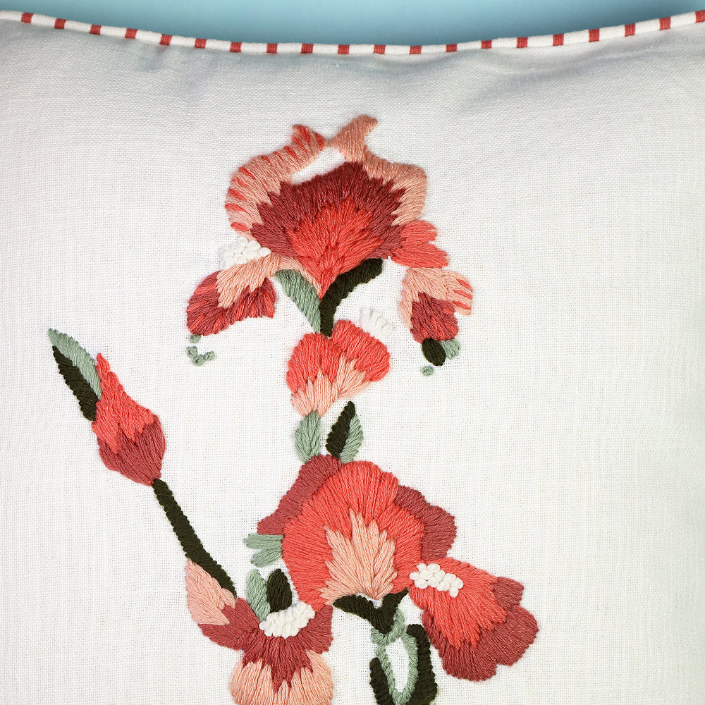 Watercolor Wildflower Pillow Cover