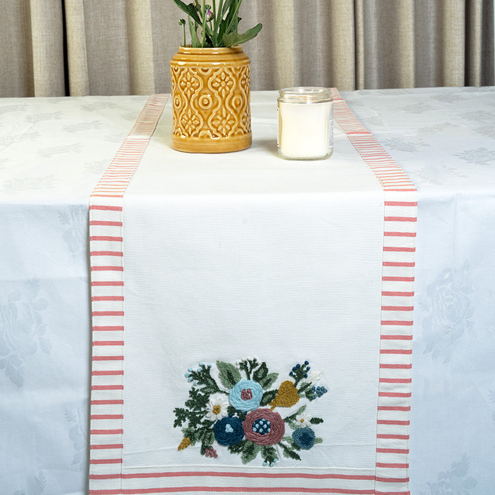 Blossom Cluster Table Runner