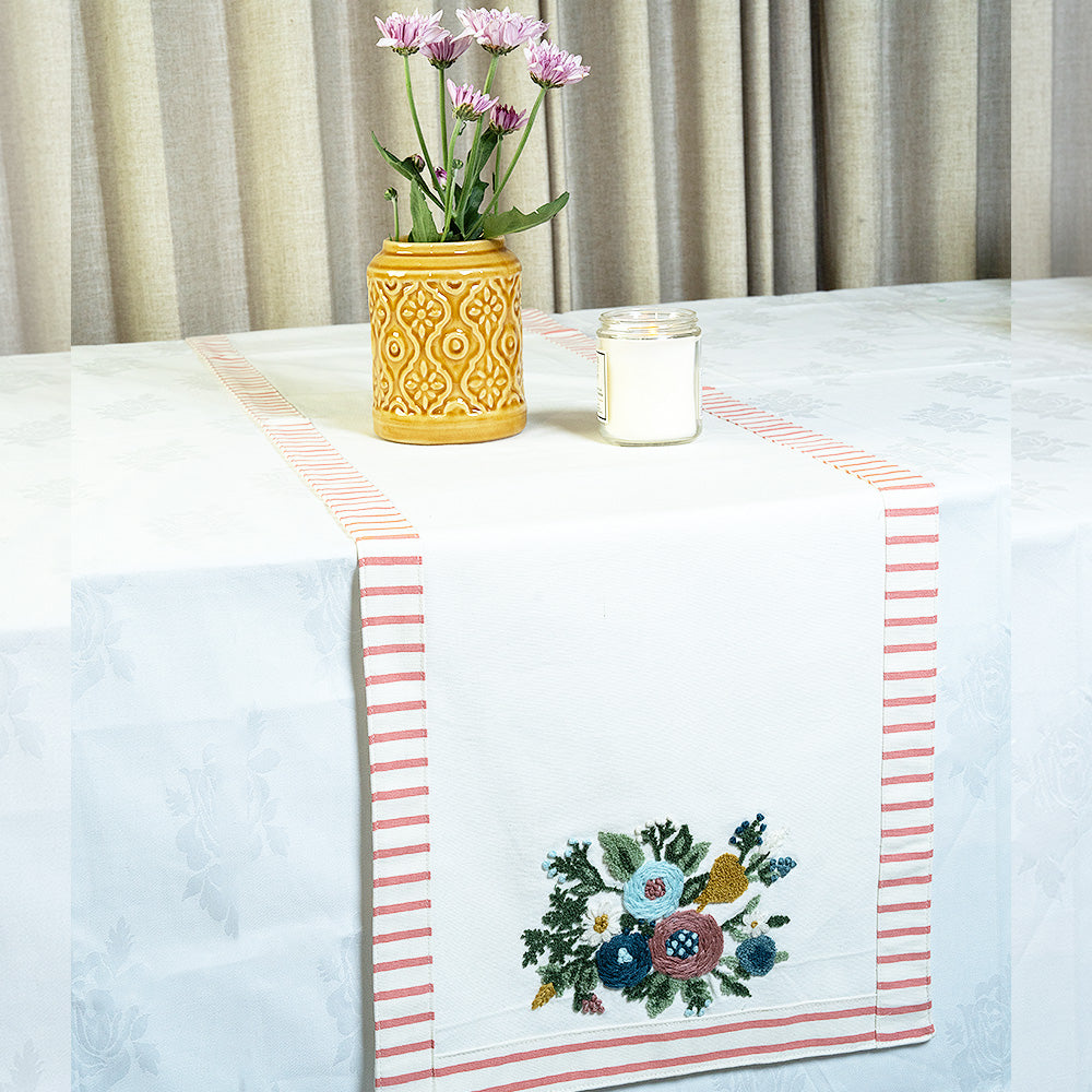 Blossom Cluster Table Runner