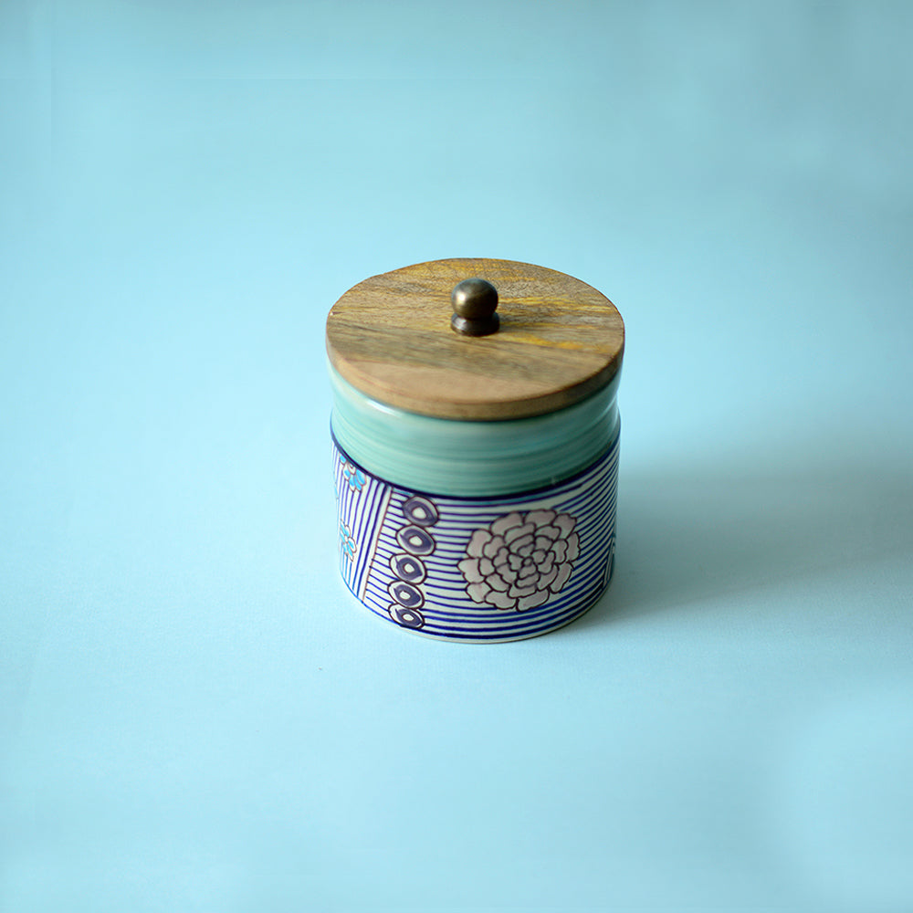 Tribal Multicolour Ceramic Storage Jar